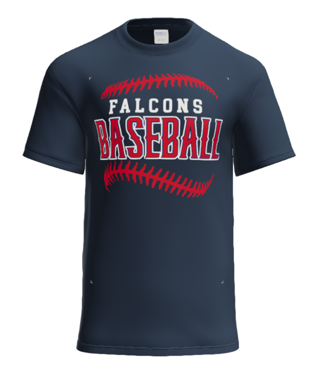 Falcons Baseball T-Shirt