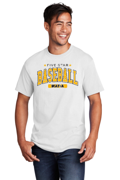 5 Star Baseball Short Sleeve T-shirt