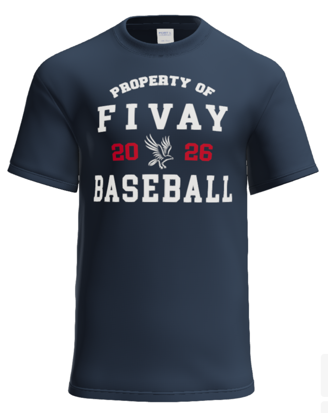 Property of Fivay Baseball T-Shirt