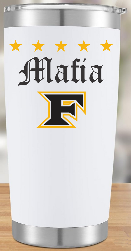5 Star Mafia White 20oz Tumbler