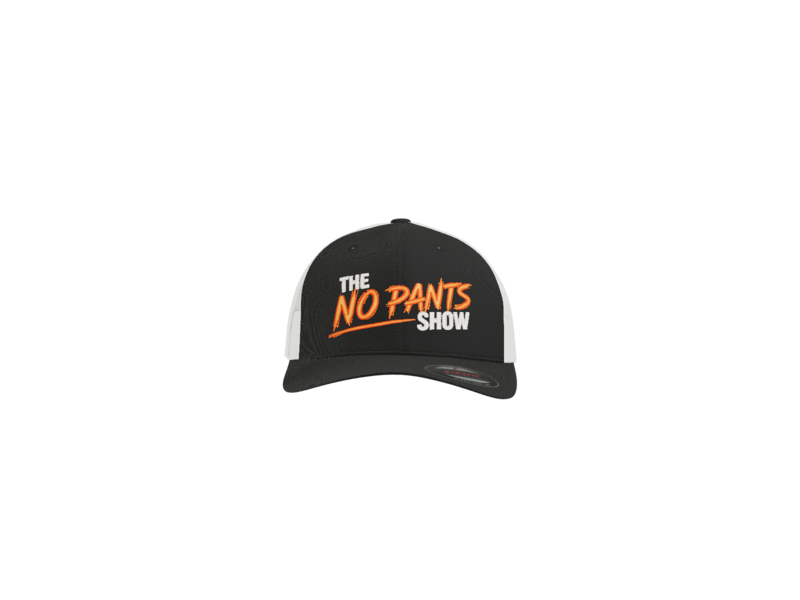 No Pants Show Flexfit Trucker Hat - front view