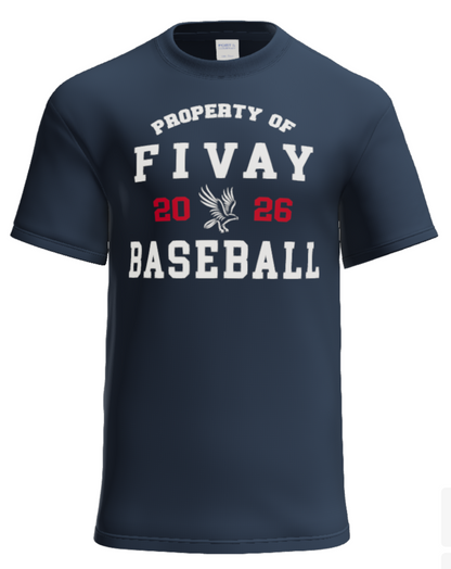 Property of Fivay Baseball T-Shirt