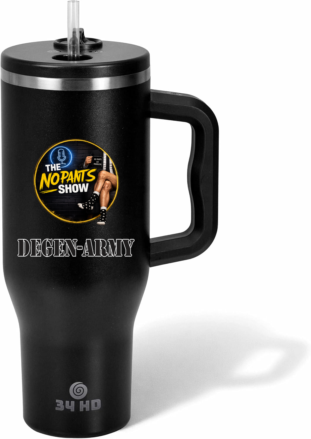 No Pants Show Tumbler 40oz - Black