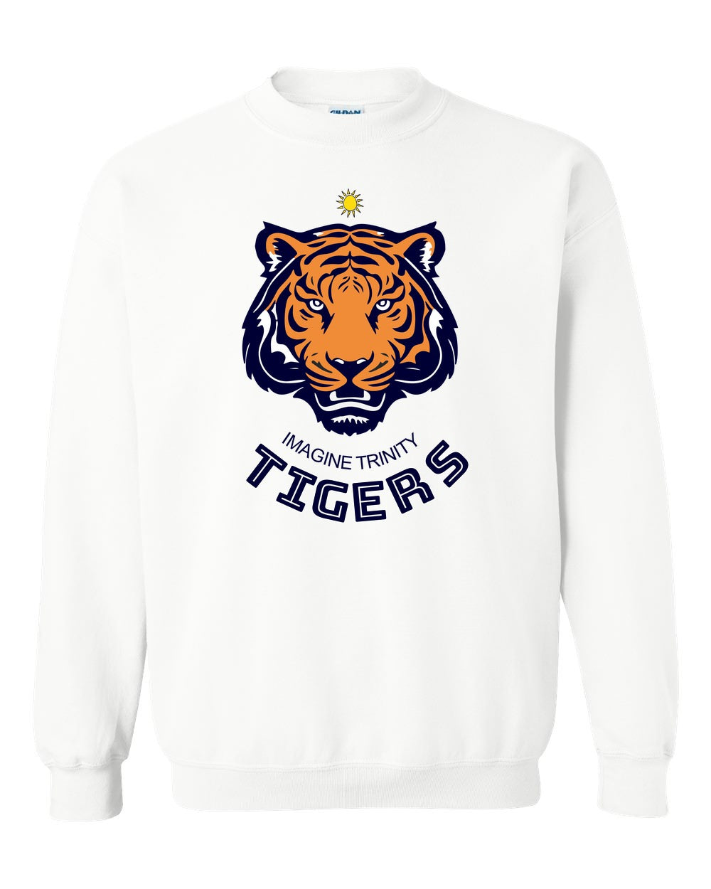 Imagine Trinity Tigers Crewneck Sweatshirt - White
