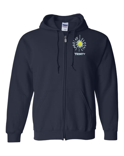 Imagine Trinity Tigers Full-Zip Fleece Hoodie - Navy