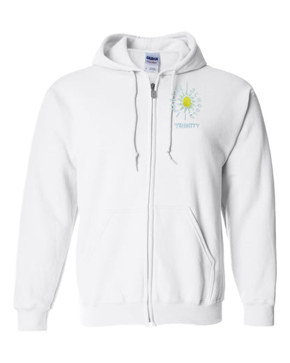 Imagine Trinity Tigers Full-Zip Fleece Hoodie - White