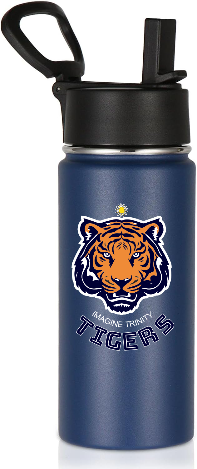 Imagine Trinity Tigers Kids Water Bottle 16oz - Navy