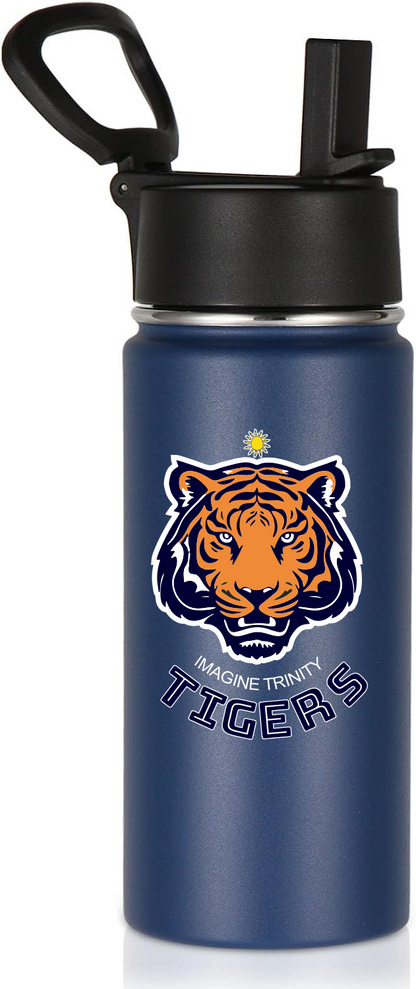 Imagine Trinity Tigers Kids Water Bottle 16oz - Navy