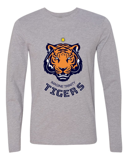 Imagine Trinity Tigers Long Sleeve Tee - Heather Grey