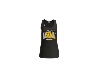 5 Star Baseball Ladies Tank Top