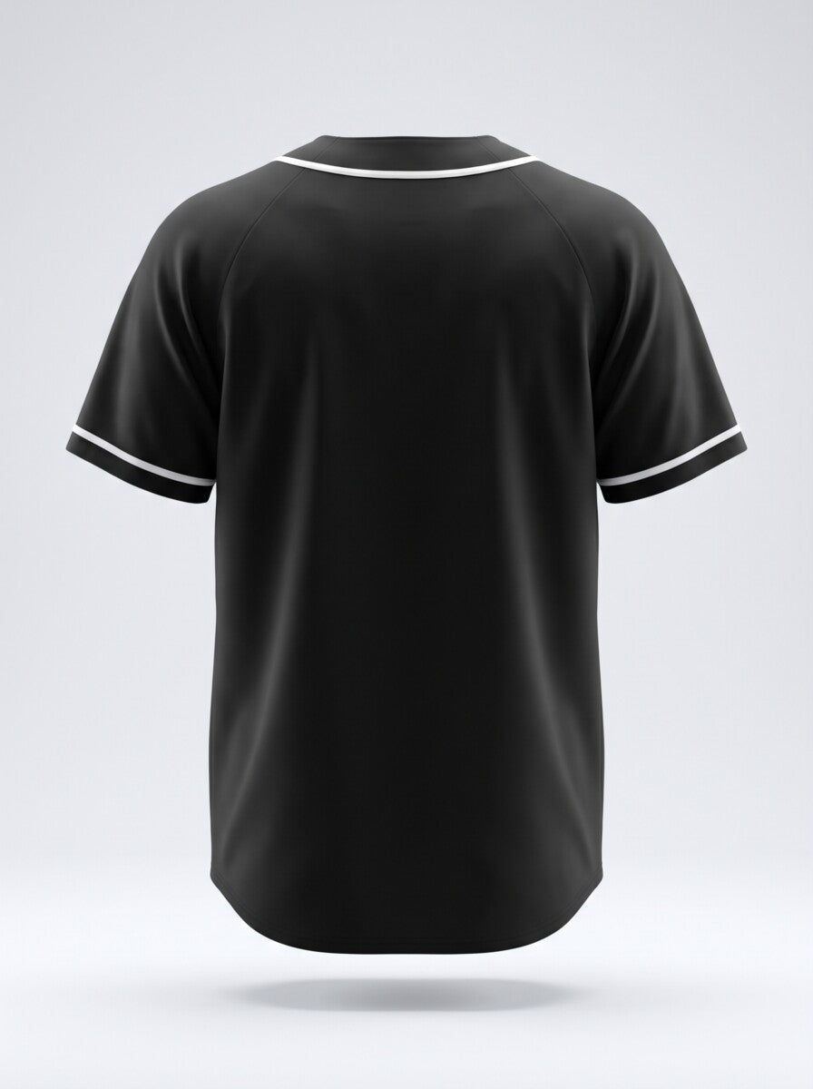 Blank baseball jersey back - test uniform