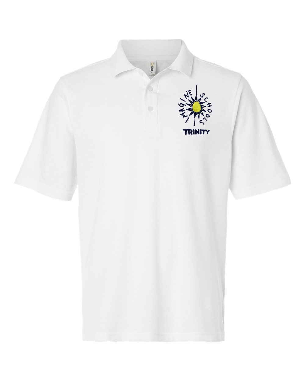 Imagine Trinity Polo (Pique) - White