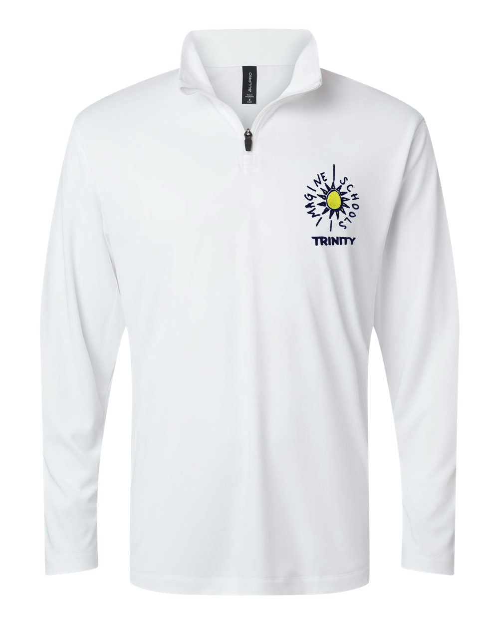 Imagine Trinity Performance Quarter-Zip - White