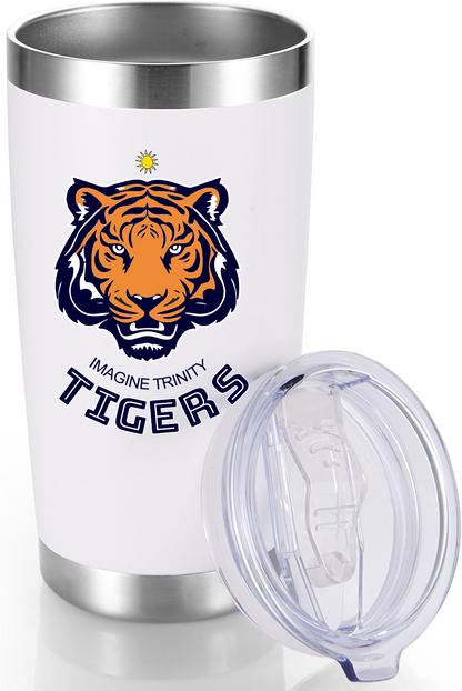 Imagine Trinity Tigers Tumbler 20oz - White