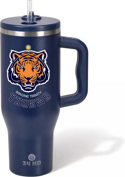 Imagine Trinity Tigers Tumbler 40oz - Navy