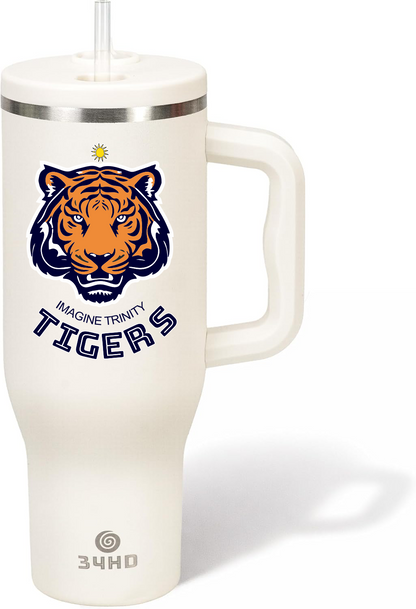 Imagine Trinity Tigers Tumbler 40oz - White